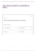 TNT 700&period;1A EXAM &num;1 QUIZZES & ANS&excl;&excl;
