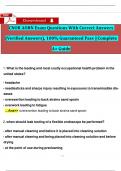 CNOR AORN Exam Questions With Correct Answers &lpar;Verified Answers&rpar;&comma; 100&percnt; Guaranteed Pass &vert;&vert;Complete A&plus; Guide