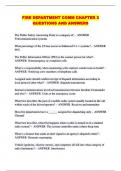 FIRE DEPARTMENT COMM CHAPTER 3 QUESTIONS AND ANSWERS