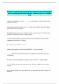 Cultural Anthropology Straighterline Midterm Exam chapters 1-8 &vert;  Actual Questions and Answers 