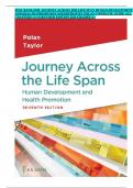 TEST BANK FOR JOURNEY ACROSS THE LIFE SPAN HUMAN DEVELOPMENT AND HEALTH PROMOTION 6TH EDITION BY POLAN COMPLETE GUIDE ALL CHAPTERS &lpar;1-14&rpar; REVISED EDITION 2025 GRADED A&plus;