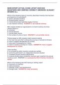 QDM EXPERT ACTUAL EXAM LATEST 2024&sol;2025 QUESTIONS AND VERIFIED CORRECT ANSWERS&sol; ALREADY GRADED A&plus;&plus;