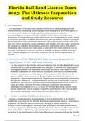 Florida Bail Bond License Exam 2025&colon; The Ultimate Preparation and Study Resource
