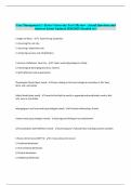 Care Management 1 - Keiser University Test 1 Review &vert; Actual Questions and  Answers