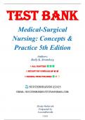Test Bank For Medical Surgical Nursing 5th Edition By Holly K&period; Stromberg