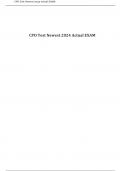 CPO Test Newest 2024 Actual EXAM&excl; 100&percnt; CORRECT ANSWERS