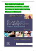TEST BANK For Growth and Development Across the Lifespan&comma; 3rd Edition By Gloria Leifer&semi; Eve Fleck&comma; Verified Chapters 1 - 16&comma; Complete Newest Version