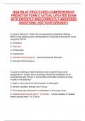NGN RN ATI PROCTORED COMPREHENSIVE  PREDICTOR FORM C ACTUAL UPDATED EXAM  WITH EXPERTLY AND CORRECTLY ANSWERED  QUESTIONS&vert; ACE YOUR GRADES&excl;&excl;&excl;