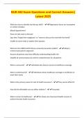 NUR 442 Exam Questions and Correct Answers&vert; Latest 2025