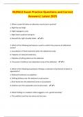 NUR612 Exam Practice Questions and Correct Answers&vert; Latest 2025