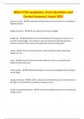 WGU C718 vocabulary- Exam Questions and Correct Answers&vert; Latest 2025