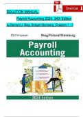 Solution Manual for Payroll Accounting 2024&comma; 34th Edition by Bernard J&period; Bieg&comma; Bridget Stomberg&comma; Verified Chapters 1 - 7&comma; Complete Newest Version