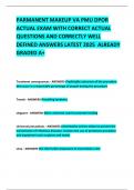 PARMANENT MAKEUP VA PMU DPOR ACTUAL EXAM WITH CORRECT ACTUAL QUESTIONS AND CORRECTLY WELL DEFINED ANSWERS LATEST 2025  ALREADY GRADED A&plus;