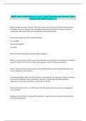 FDLE State Certification test review &vert; Actual Questions and Answers 