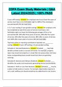 CDFA Exam Study Materials &vert; Q&A Latest 2024&sol;2025 &vert; 100&percnt; PASS