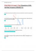 PGA PGM 3&period;0 Level 1 Test &lpar;Questions With Verified Answers&rpar; GRADED A&plus;