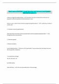 Final exam nr328 PEDS &vert; Actual Questions and Answers 