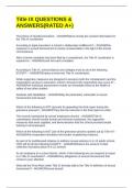 Title IX QUESTIONS & ANSWERS&lpar;RATED A&plus;&rpar;