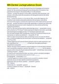 MN Dental Jurisprudence Exam
