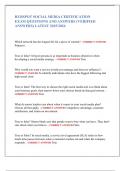 HUBSPOT SOCIAL MEDIA CERTIFICATION  EXAM QUESTIONS AND ANSWERS &lpar;VERIFIED  ANSWERS&rpar; LATEST 2025&sol;2026