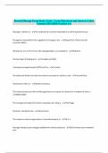 Hawaii Massage Exam Study Guide &vert; Actual Questions and Answers