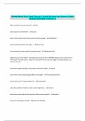 Hawaii Board State Exam Massage &vert; Actual Questions and Answers