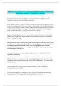 HRM701 Chapter 2 Practice Test &lpar;Latest 2024&sol; 2025 Update&rpar; with Questions  and Verified Answers&vert;