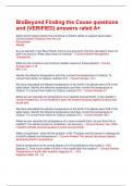 Blue Planet&colon; Finding the Cause Questions and Answers Best rated A&plus; Guaranteed Success Latest Update