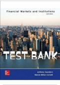 Test Bank for Financial Markets And Institutions 6th Edition Anthony Saunders&period; All chapters Complete Guide A&plus;