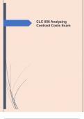 CLC 056 Analyzing Contract Costs Exam  Questions and Answers 100&percnt;  Guaranteed Pass