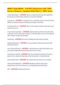 4N051 SSgt WAPS - Full SKT&vert; Questions with 100&percnt;  Correct Answers &vert; Updated &Verified &vert; &vert; 100&percnt; Score