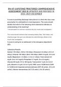 RN ATI CAPSTONE PROCTORED COMPREHENSIVE  ASSESSMENT 2023 B UPDATED AND REVISED IN  2024-2025 DECEMBER