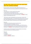 PN 4006 FINAL EXAM&comma; WITH DETAILED QUESTIONS  AND 100&percnt; VERIFIED ANSWERS
