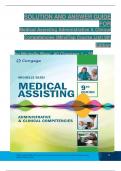 TEST BANK For Medical Assisting Administrative & Clinical Competencies &lpar;MindTap Course List&rpar; 9th Edition by Michelle Blesi&comma; Verified Chapters 1 - 58&comma; Complete Newest Version