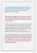 FENCING REFEREE GENERAL RULES &vert;2025ACTUAL TESTS A  AND B &lpar;2 VERSIONS&rpar; EACH EXAM CONTAINS 50 QUESTIONS  AND CORRECT ANSWERS&sol; GENERAL RULE FENCING  REFEREE EXAM LATEST &lpar;NEW&excl;&excl;&rpar; 