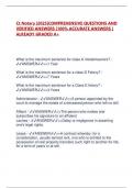 Ct Notary &vert;2025&vert;COMPREHENSIVE QUESTIONS AND  VERIFIED ANSWERS &vert;100&percnt; ACCURATE ANSWERS &vert;  ALREADY GRADED A&plus; What is the maximum sentence for class A misdemeanors&quest; - ANSWER>>1 Year
