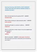 Gold Coast Final Exam 2025 UPDATE LATEST EXAM MOST  TESTED QUESTIONS AND VERIFIED ANSWERS GRADED A&plus;  ASSURED SUCCESS &excl;&excl;