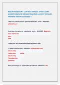 MEDCA PHLEBOTOMY CERTIFICATION 2025 UPDATE EXAM  NEWEST COMPLETE 250 QUESTIONS AND CORRECT DETAILED  ANSWERS&vert; ASSURED SUCCESS &excl;&excl;&period;