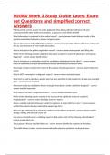 MA500 Week 3 Study Guide Latest Exam set Questions and simplified correct Answers