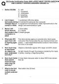 SDI Scuba Certification Exam 2025 LATEST MOST TESTED QUESTIONS AND CORRECT VERIFIED ANSWERS GRADED A&plus;