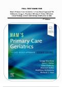 FULL TEST BANK FOR Ham's Primary Care Geriatrics&colon; A Case-Based Approach 7th Edition by Gregg A&period; Warshaw MD Jane F&period; Potter MD &vert;&vert;ALL CHAPTERS&vert;&vert;LATEST EDITION&vert;&vert;COMPLETE GUIDE