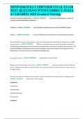 NRNP 6566 WK1-5 MIDTERM FINAL EXAM TEST QUESTIONS WITH CORRECT FULLY A&plus; GRADED&comma; 2025 Exams of Nursing