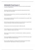 NSG6435 Final Exam 2&period; 195 questions and answers 