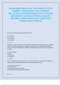 MN568 MIDTERM EXAM 2025 WITH ACTUAL  CORRECT QUESTIONS AND VERIFIED  DETAILED ANSWERS &vert;FREQUENTLY TESTED  QUESTIONS AND SOLUTIONS &vert;ALREADY  GRADED A&plus;&vert;BRAND NEW&excl;&excl;&vert;GUARANTEED  PASS&vert;LATEST UPDATE