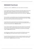 NSG6420 Final Exam&period; 100&plus; Questions And Answers 