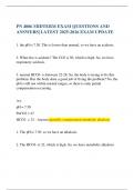 PN 4006 MIDTERM EXAM QUESTIONS AND ANSWERS&vert; LATEST 2025-2026 EXAM UPDATE