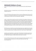 NSG6420 Midterm Exam&period; 100&plus; Questions And Answers 