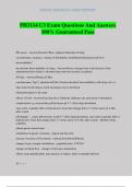 PH3114 U3 Exam Questions And Answers 100&percnt; Guaranteed Pass