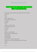 CDFA IPM Test Questions And Answers 100&percnt; Guaranteed Pass&period;