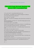 CDFA IPM Exam &lpar;Revised&rpar; Questions And Answers 100&percnt; Guaranteed Pass&period;